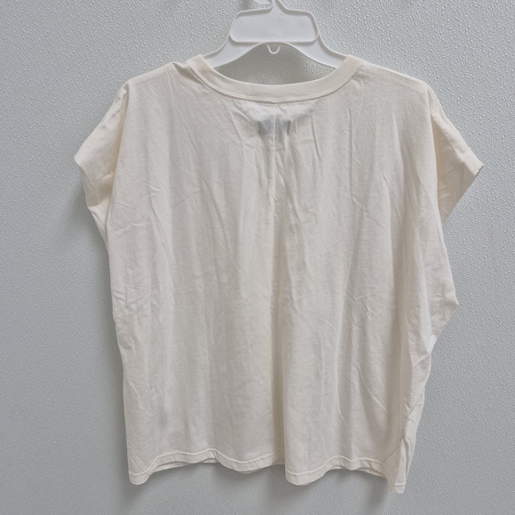 Pistola TRINA TEE - WHITE SAND 100 Cotton Large Nwt - Picture 5 of 5